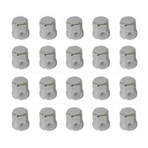 Kit Capa Porca Roda Cromada Lisa Jogo Com 20 Capas 0323312C