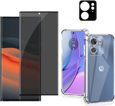 Kit Capa, Privacidade Cerâmica e Pl Câmera Para Moto Edge 40 Neo Kit Capa, Privacidade Cerâmica e Pl Câmera Para Moto Edge 40 Neo