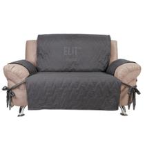 Kit Capa Protetor De Sofa Jogo 3 E 2 Lugares C/ Laço