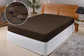 Kit Capa Protetor Para Colchão Casal Impermeável Padrão + Protetor Para Travesseiro