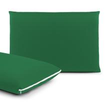 Kit Capa Protetora de Travesseiro 2 Peças - Fronha em Malha Gel (Helanca) 50cm x 70cm com Zíper