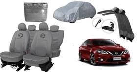Kit Capa Sentra 15-20 + Capa de Cobrir + Limpador + Couro Kit Capa Sentra 15-20 + Capa de Cobrir + Limpador + Couro