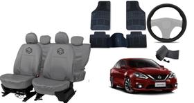 Kit Capa Sentra 15-20 + Tapete + Capa de Volante de Couro