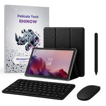 Kit Capa Slim para Lenovo Tab M9 + Película de vidro + Caneta + Teclado e Mouse Kit Capa Slim para Lenovo Tab M9 + Película de vidro + Caneta + Teclado e Mouse