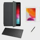 Kit Capa Smarrt Case Compativel Galaxxy A7 10.4 T500/T505 /Can/Pel e Teclado Branco - Preto Kit Capa Smarrt Case Compativel Galaxxy A7 10.4 T500/T505 /Can/Pel e Teclado Branco - Preto