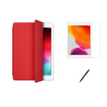 Kit Capa Smart Case tablet 8a Geração 10.2 /Can/Pel - Vermelho