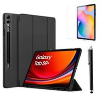 Kit Capa Smart Case Tablet Para Samsung Galaxy Tab S9 Plus 12.4 + Pelicula + Caneta Touch