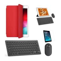 Kit Capa Smart Case Vermelho / Teclado e Mouse preto e Película para tablet 2019 7a Geração 10.2" Kit Capa Smart Case Vermelho / Teclado e Mouse preto e Película para tablet 2019 7a Geração 10.2"