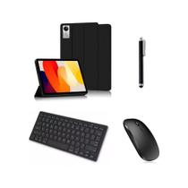 Kit Capa Smart + Mini Caneta + Teclado e Mouse Bluetooth Para Tablet Redmi SE Kit Capa Smart + Mini Caneta + Teclado e Mouse Bluetooth Para Tablet Redmi SE