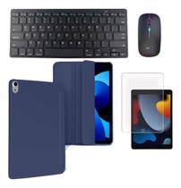 Kit Capa Smart P/ iPad 10a 2022 + Teclado + Mouse + Pelicula