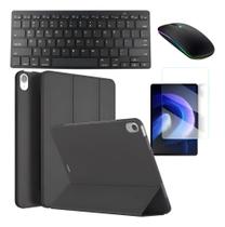 Kit Capa Smart Para Ipad A16 11 + Teclado + Mouse + Película