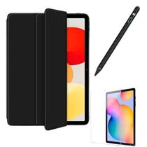 Kit Capa Smart Para Xiaomi Redmi Pad Se 11 + Pelicula + Caneta Stylus Ponta fina