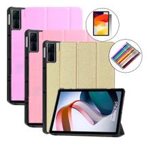 Kit Capa Smart + Pelicula + Caneta Para Redmi Pad Se 11'' Cor Preto