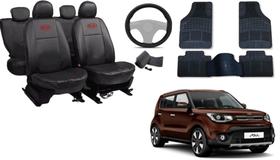 Kit Capa Soul 2013 a 2019 + Tapete + Capa de Volante: Elegância e Qualidade Kit Capa Soul 2013 a 2019 + Tapete + Capa de Volante: Elegância e Qualidade