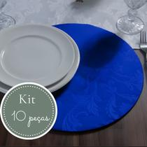 Kit Capa Souplast Supla Mesa Posta Elegante Buffet Jacquard Decoração Moderna