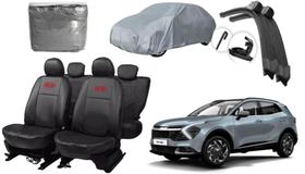 Kit Capa Sportage 2023 a 2025 + Capa de Cobertura + Limpador de Parabrisa: Durabilidade e Estilo