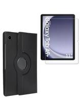Kit Capa Tablet Giratória + Película de Vidro Para Tablet Samsung Galaxy A9 Plus