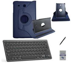Kit Capa/Teclado/Can/Pel Galaxy Tab E T560/T561 9.6" Azul