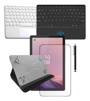 Kit Capa Teclado + Película + Caneta Para Tablet Lenovo M9