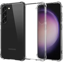 Kit Capa Transparente Anti Impacto + Película de Cerâmica Matte Fosca 9D para Samsung Galaxy S24 Plus