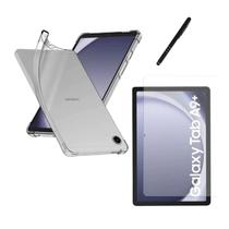 Kit Capa Transparente Para Tablet Galaxy Tab A9 Plus 11 Polegadas Película Vidro Caneta