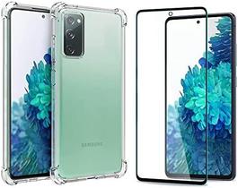 Kit Capa Transparente + Película 3D de Vidro Para Samsung Galaxy S20 FE