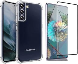 Kit Capa Transparente + Película 3D de Vidro Samsung Galaxy S22 Plus