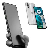 Kit Capa Transparente + Película Cerâmica Fosca Privacidade Motorola Moto G52