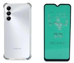 Kit Capa Transparente + Película Cerâmica Fosca Privacidade para Samsung Galaxy A05S Kit Capa Transparente + Película Cerâmica Fosca Privacidade para Samsung Galaxy A05S