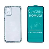 Kit Capa Transparente + Película de Cerâmica Para Moto Edge 30 Neo - HUANG