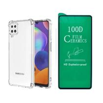 Kit Capa Transparente + Película de Cerâmica Para Samsung Galaxy M62 Kit Capa Transparente + Película de Cerâmica Para Samsung Galaxy M62