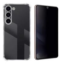 Kit Capa Transparente + Película de Cerâmica Privativa Fosca para Samsung Galaxy S24 Plus Kit Capa Transparente + Película de Cerâmica Privativa Fosca para Samsung Galaxy S24 Plus