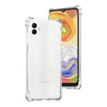 Kit Capa Transparente + Película Privativa Fosca de Cerâmica Samsung Galaxy A04E