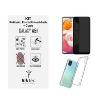 Kit Capa Transparente + Película Privativa Matte Fosca 9D Cerâmica Samsung Galaxy A51 - POP SHOP