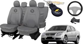 Kit Capa Vectra 2005-2011 + Volante em Couro Premium