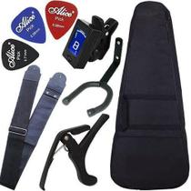 Kit Capa Violão Folk Acolchoada Ultra Resistente Impermeável