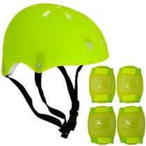 Kit Capacete com acessórios DM Radical Verde Neon 6+ DMR6153