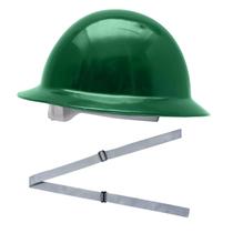 Kit Capacete de Segurança tipo Eletricista Aba Total Verde Escuro + Jugular Kit Capacete de Segurança tipo Eletricista Aba Total Verde Escuro + Jugular