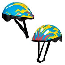 Kit Capacete Joelheira Proteção Infantil Criança Bike/Patins Kit Capacete Joelheira Proteção Infantil Criança Bike/Patins