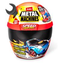 Kit Capacete Surpresa Metal Machines Speed Hero 20 Peças