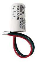 Kit Capacitor 3 Fios 1,5Uf + 2,5Uf 50/60Hz 250Vca 5 Peças