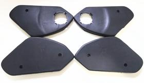 Kit Capas Acabamento Lateral Preto Corcel 2 Belina 2 Pampa Escort Verona