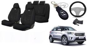 Kit Capas Aconchego Elegante Creta 14-24 + Volante + Chaveiro