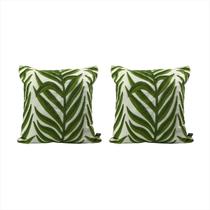 Kit Capas Almofadas 2 Unidades 100% Poliéster Decoração Sala