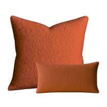 Kit Capas Almofadas Decorativa 50x50cm + Capa Retangular 50x30cm Capri Luxo Terracota Kit Capas Almofadas Decorativa 50x50cm + Capa Retangular 50x30cm Capri Luxo Terracota