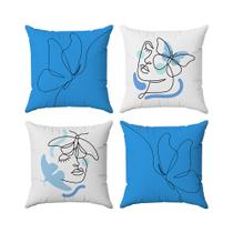 Kit Capas Almofadas Decorativas Minimalista 45x45 - ID Decor Kit Capas Almofadas Decorativas Minimalista 45x45 - ID Decor