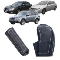 Kit Capas Couro Acabamento Manopla Câmbio Automático E Freio Mão Impreza Legacy E Forester R Kit Capas Couro Acabamento Manopla Câmbio Automático E Freio Mão Impreza Legacy E Forester R