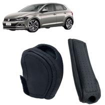 Kit Capas Couro Câmbio Automático E Reparo Freio De Mão Polo 2023 Á 2025