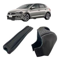 Kit Capas Couro Câmbio Automático E Reparo Freio De Mão Polo 2023 Á 2025 Kit Capas Couro Câmbio Automático E Reparo Freio De Mão Polo 2023 Á 2025