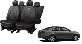 Kit capas couro Jetta 10-17 proteção contra líquidos rasgos e sujeira